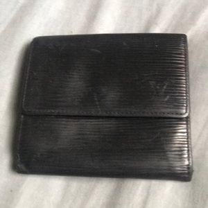 LV used tri-fold wallet